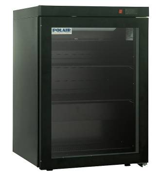 Шкаф холодильный DM102-Bravo черный с замком