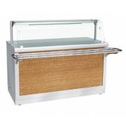 Прилавок-витрина тепловой ПВТ-70Х-05, 1500 мм, плоский подогреваемый стол, тепловой шкаф +20…+85°C, 