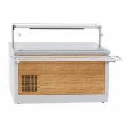 Прилавок холодильный ПВВ(Н)-70Х-05-НШ, 1500 мм, +1…+10 С (открытый), плоский охлаждаемый стол, 1 сте