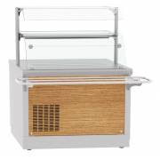 Прилавок холодильный ПВВ(Н)-70Х-06-НШ, 1120 мм, +1…+10 С (открытый), плоский охлаждаемый стол, 2 сте