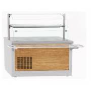 Прилавок холодильный ПВВ(Н)-70Х-07-НШ, 1500 мм, +1…+10 С (открытый), плоский охлаждаемый стол, 2 сте