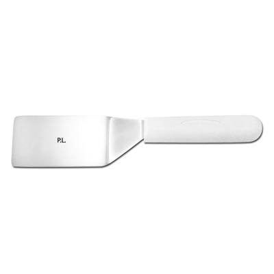 Лопатка 9,8*6,3 см нерж. 24,5 см с пласт. ручкой черная Proff Chef Line