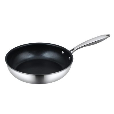 Сковорода 20 см, h 4,5 см New Kitchen Standard нерж. с антиприг. покр. ИНДУКЦИЯ P.L. Proff Cuisine [81280090]