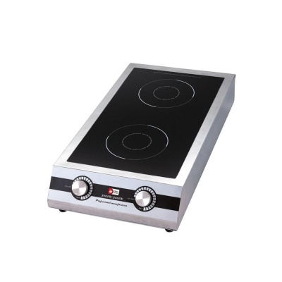 Индукционная плита двойная, 7000W (380V - 50Hz), 70*40,5*13 см, P.L. Proff Cuisine