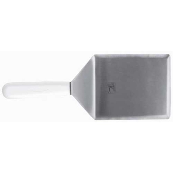 Лопатка 15*13 см острые края 32,5 см нерж. с пласт. ручкой черная Proff Chef Line